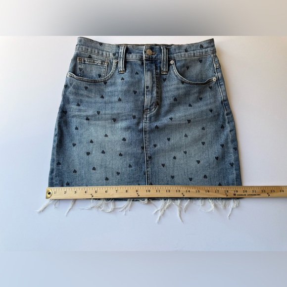 Madewell Blue Denim Skirt 🩵💙 98% COTTON 🦋 - Picture 5 of 11